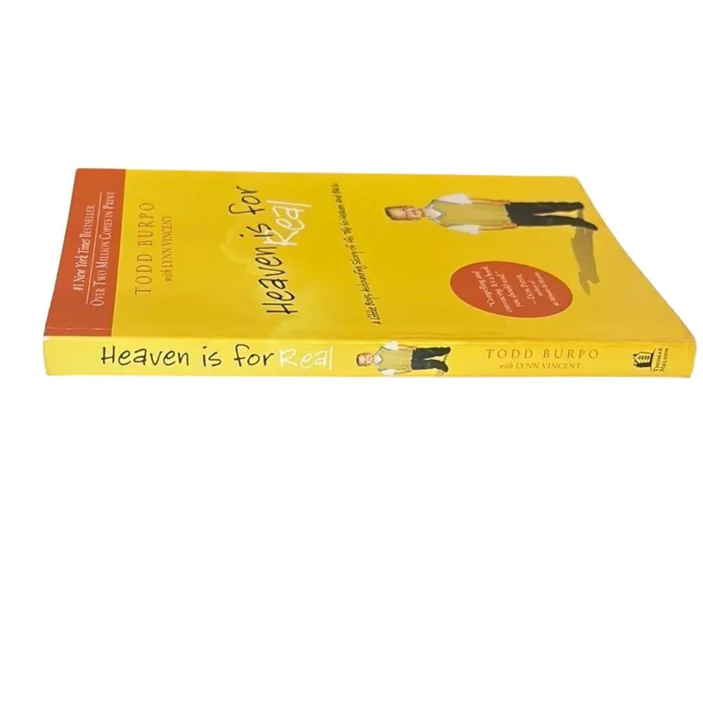 Heaven Is for Real by Todd Burpo Paperback Christian Inspirational Book